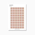 Medium Squares | Shape Stickers | Transparent | Matte | Glossy | Standard Size | Options