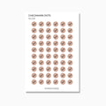 Checkmark Dot | Icon Stickers | Transparent Matte | Standard Size | Options