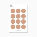 Large Dots | Shape Stickers | Transparent | Matte | Glossy | Standard Size | Options