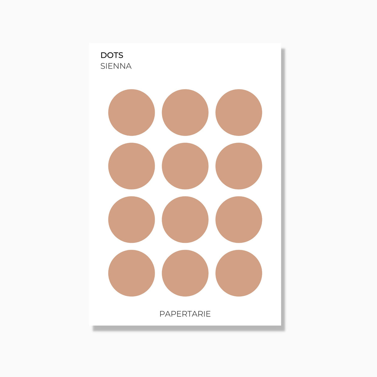 Large Dots | Shape Stickers | Transparent | Matte | Glossy | Standard Size | Options