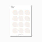 Large Drops | Shape Stickers | Transparent | Matte | Glossy | Standard Size | Options