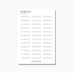 Text Stickers | Custom | Typographic | Five Fonts | Transparent Matte | Standard Size | Options
