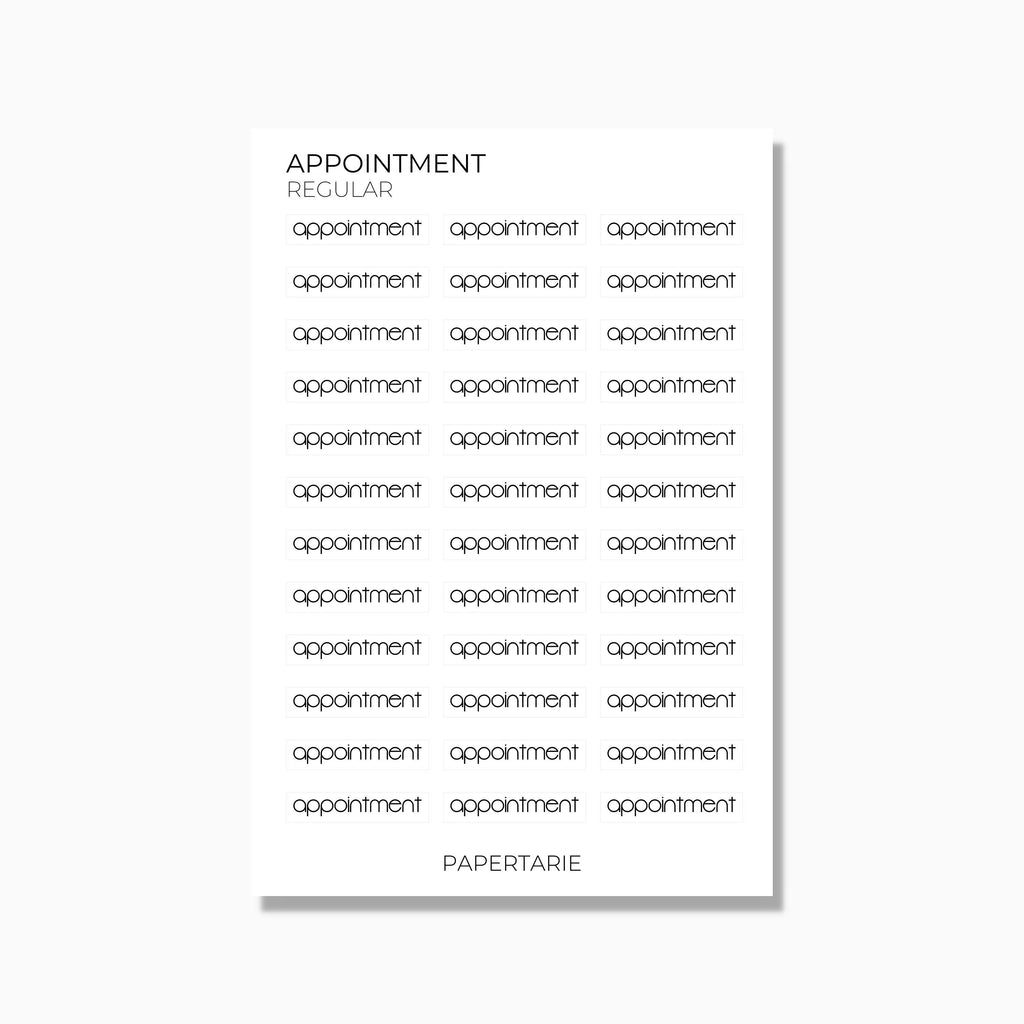 Text Stickers | Custom | Typographic | Five Fonts | Transparent Matte | Standard Size | Options