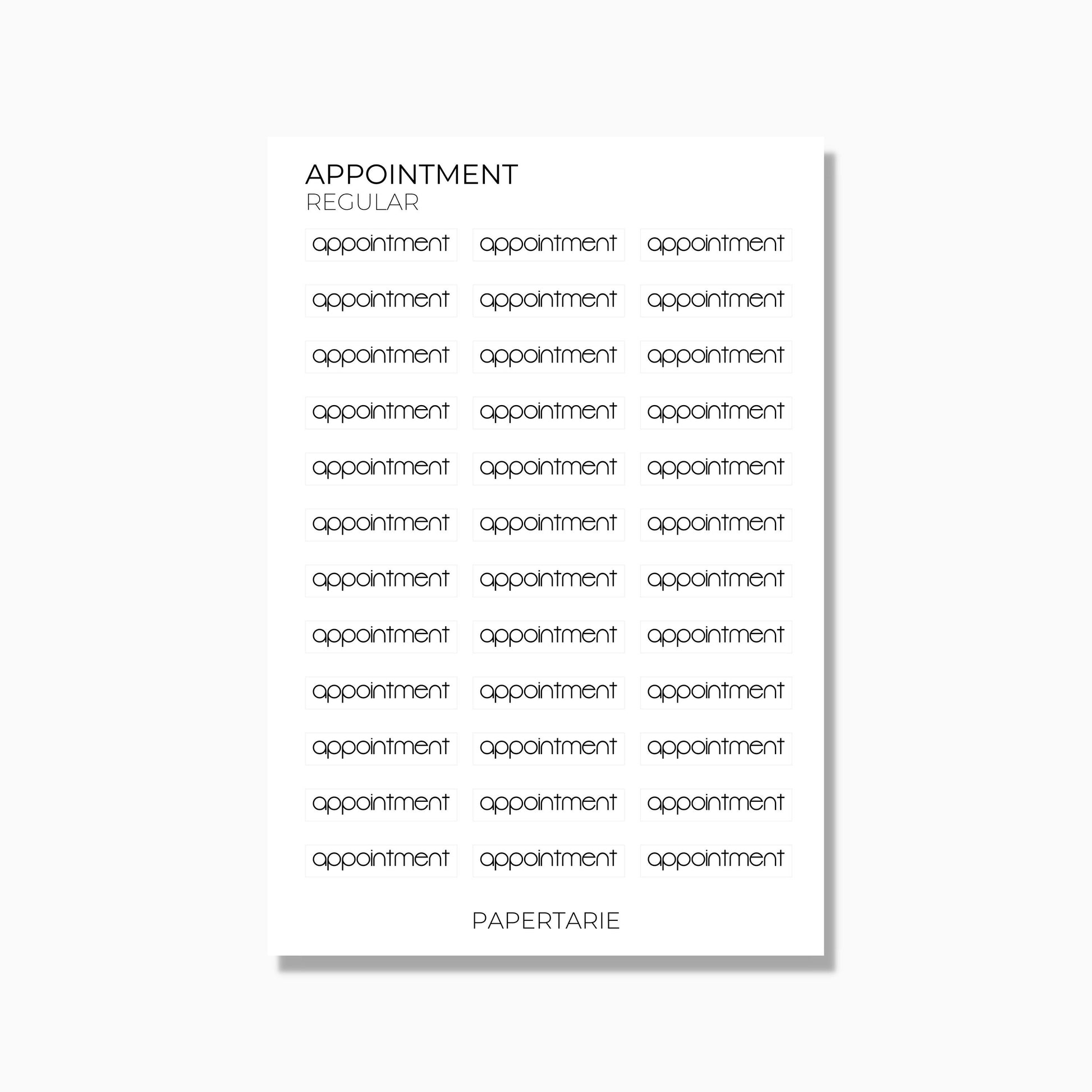 Text Stickers | Custom | Typographic | Five Fonts | Transparent Matte | Standard Size | Options