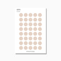 Medium Dots | Shape Stickers | Transparent | Matte | Glossy | Standard Size | Options