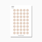 Medium Dots | Shape Stickers | Transparent | Matte | Glossy | Standard Size | Options