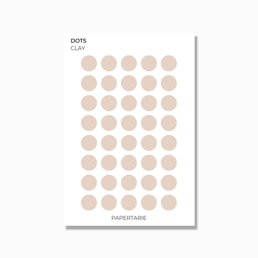 Medium Dots | Shape Stickers | Transparent | Matte | Glossy | Standard Size | Options