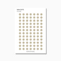 Dots | 3 Sizes | Shape Stickers | Transparent Matte | Standard Size | Options