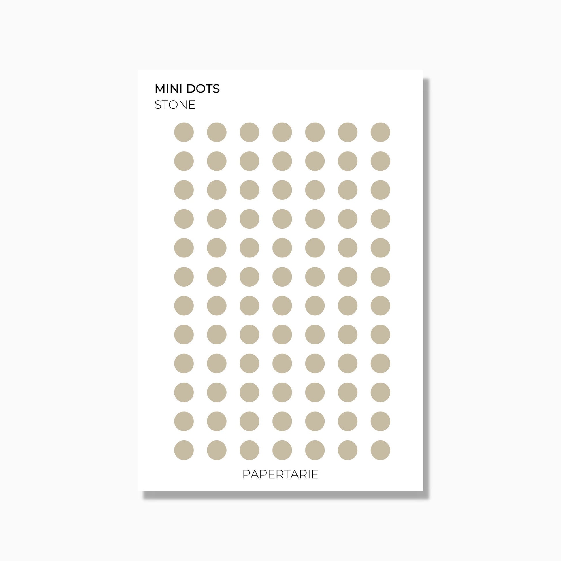 Dots | 3 Sizes | Shape Stickers | Transparent Matte | Standard Size | Options