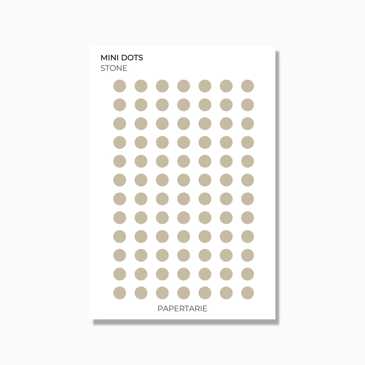 Dots | 3 Sizes | Shape Stickers | Transparent Matte | Standard Size | Options