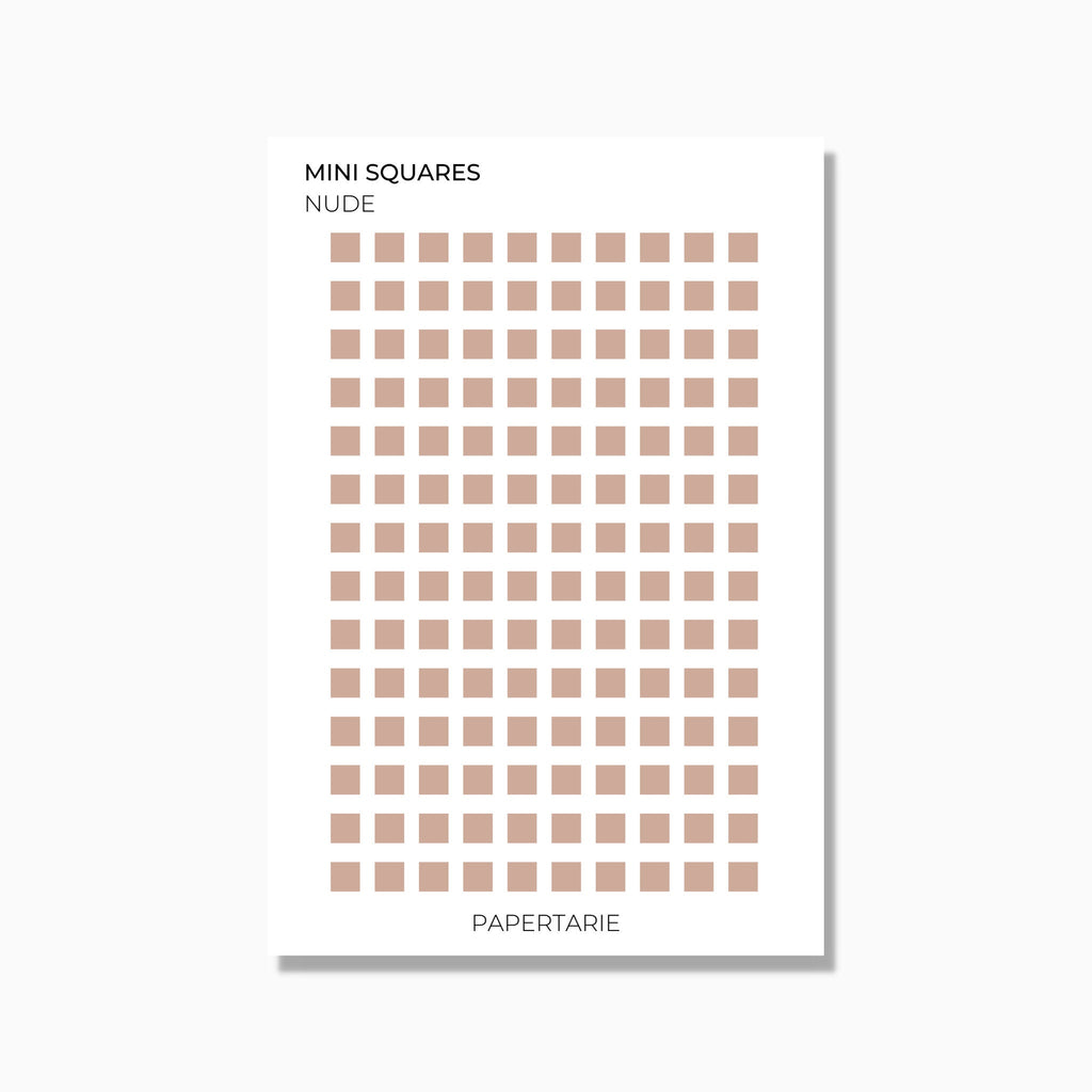 Squares | 3 Sizes | Shape Stickers | Transparent Matte | Standard Size | Options
