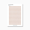 Squares | 3 Sizes | Shape Stickers | Transparent Matte | Standard Size | Options