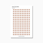 Squares | 3 Sizes | Shape Stickers | Transparent Matte | Standard Size | Options