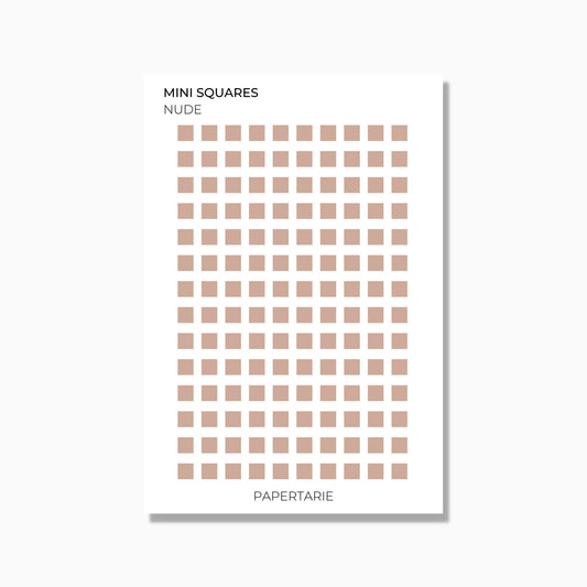 Squares | 3 Sizes | Shape Stickers | Transparent Matte | Standard Size | Options