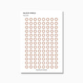 Block Rings | 2 Sizes | Shape Stickers | Transparent Matte | Standard Size | Options