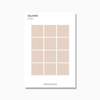 Large Squares | Shape Stickers | Transparent | Matte | Glossy | Standard Size | Options