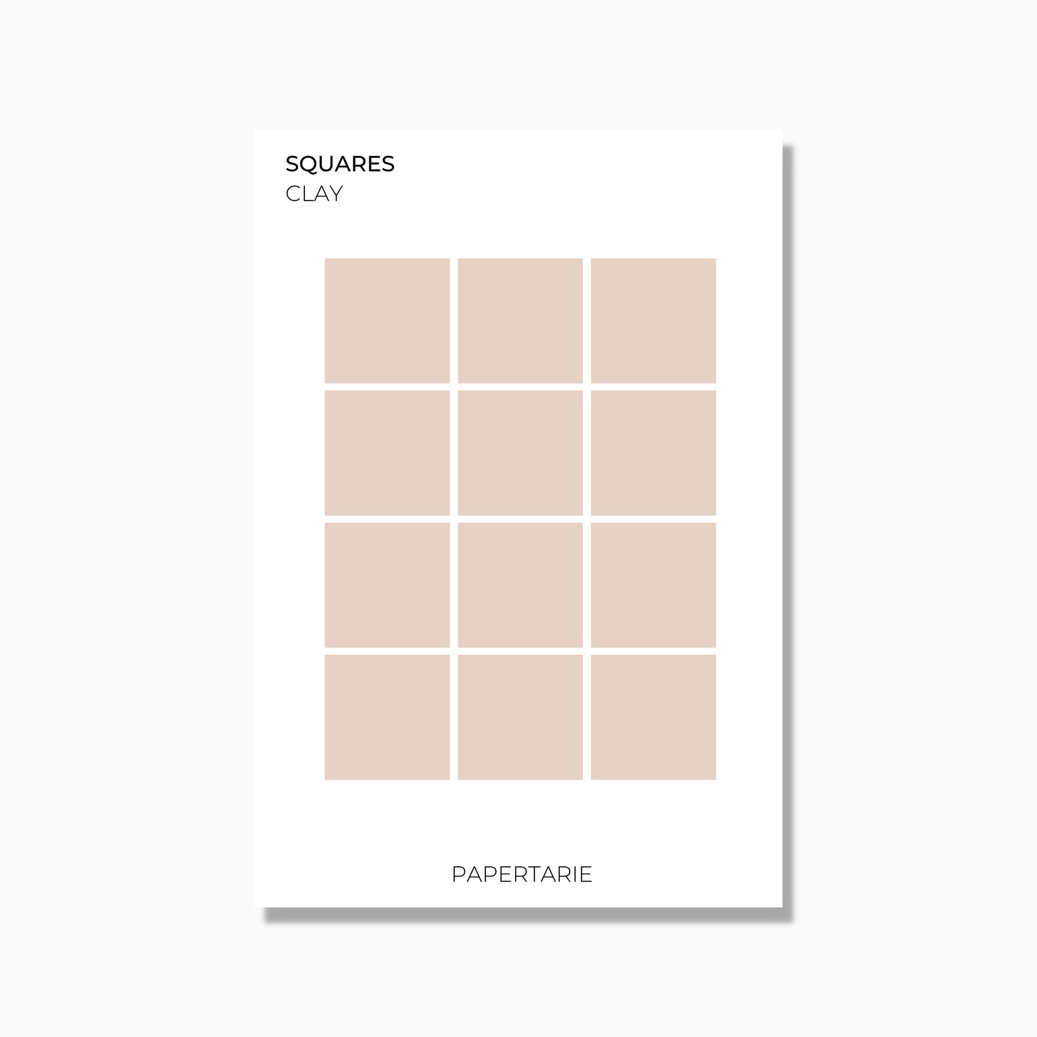Large Squares | Shape Stickers | Transparent | Matte | Glossy | Standard Size | Options