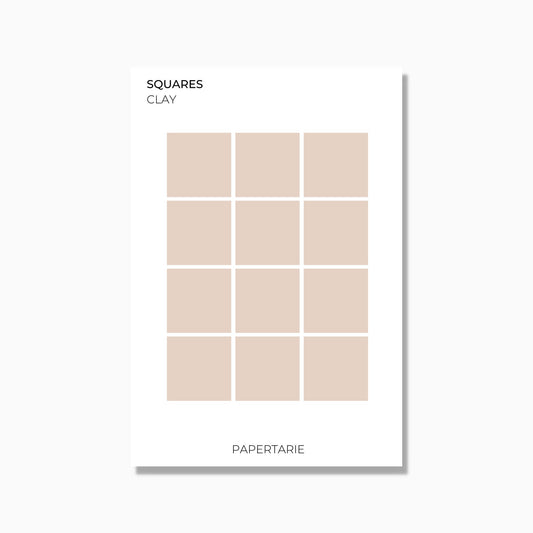 Large Squares | Shape Stickers | Transparent | Matte | Glossy | Standard Size | Options