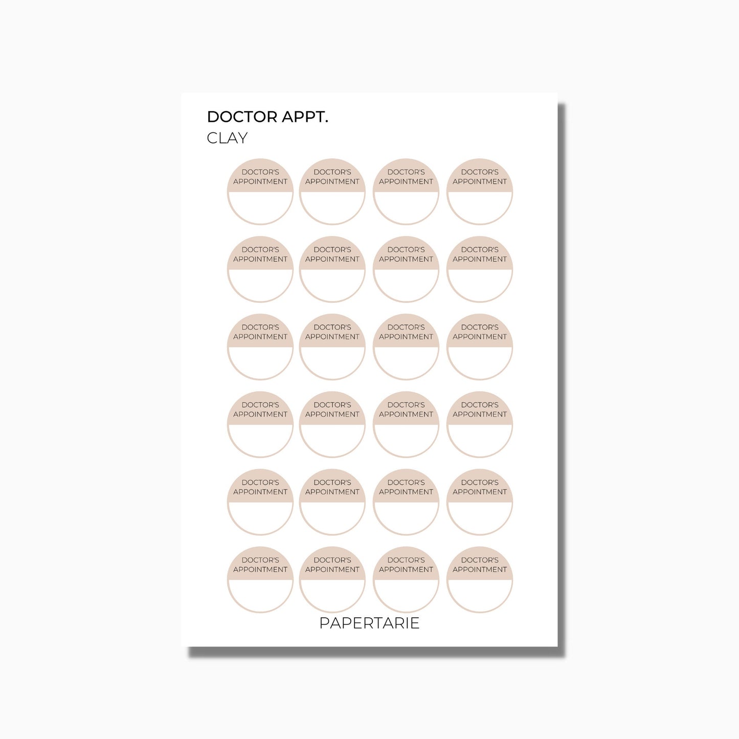 Functional Shape Box | Custom | Text | Shapes | Functional Stickers | Transparent Matte | Standard Size | Options