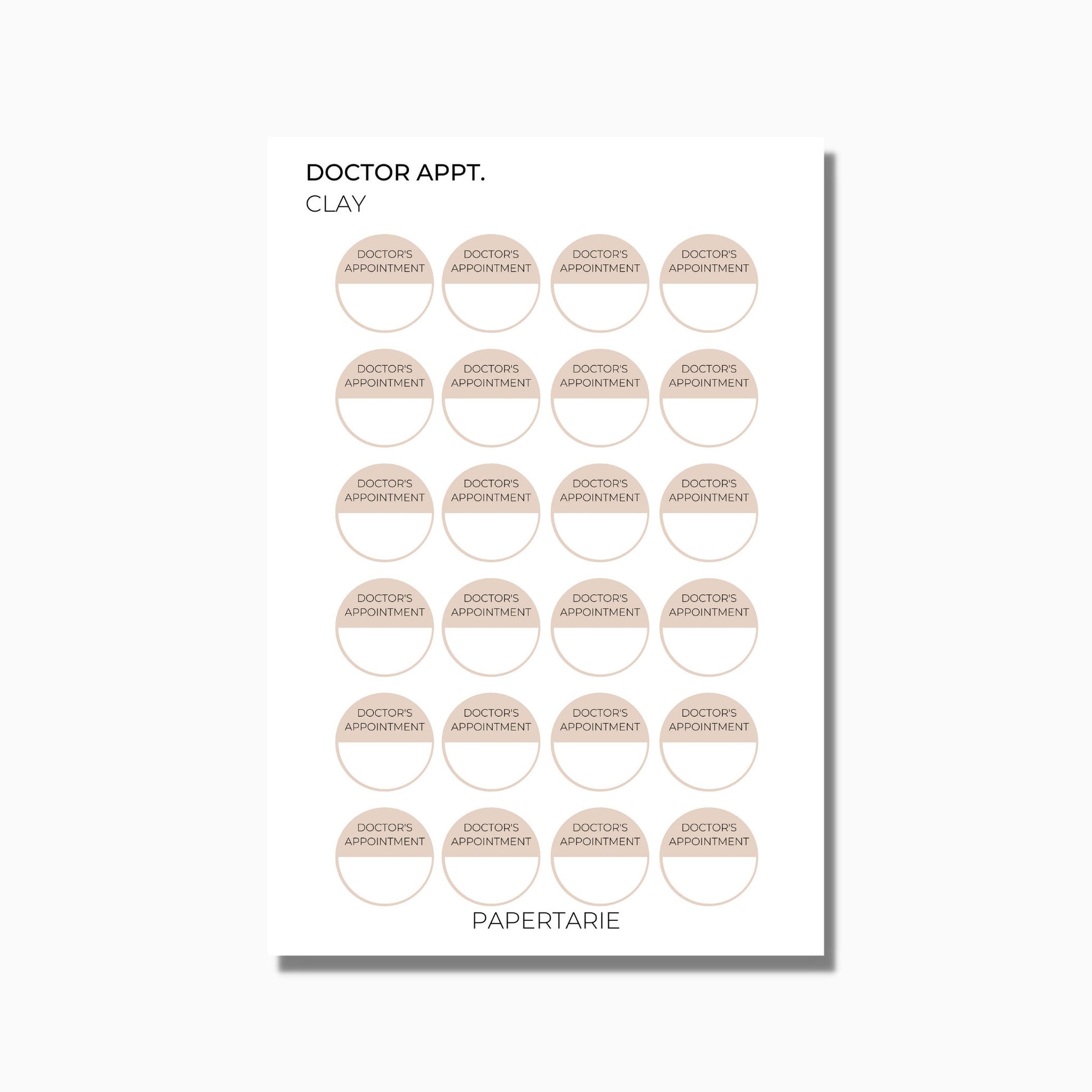 Functional Shape Box | Custom | Text | Shapes | Functional Stickers | Transparent Matte | Standard Size | Options