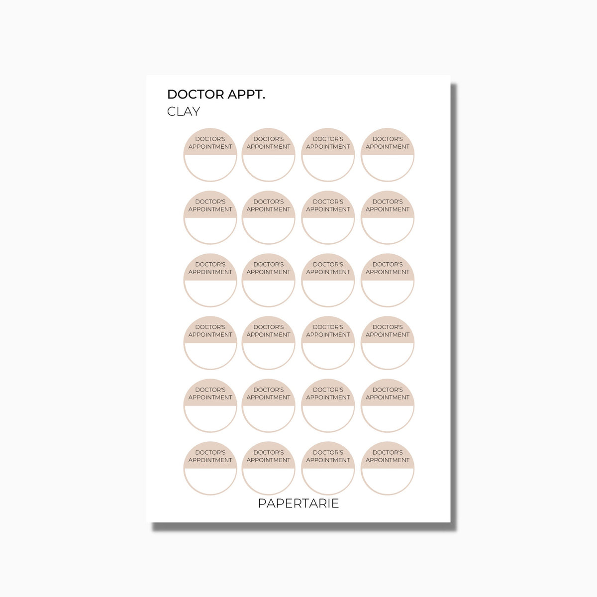 Functional Shape Box | Custom | Text | Shapes | Functional Stickers | Transparent Matte | Standard Size | Options