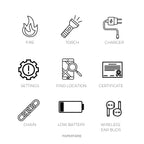 Micro Icon Stickers | Micro Icons | 36 Options | Transparent | Matte | Glossy | Minimal | Planner Stickers | Hobonichi