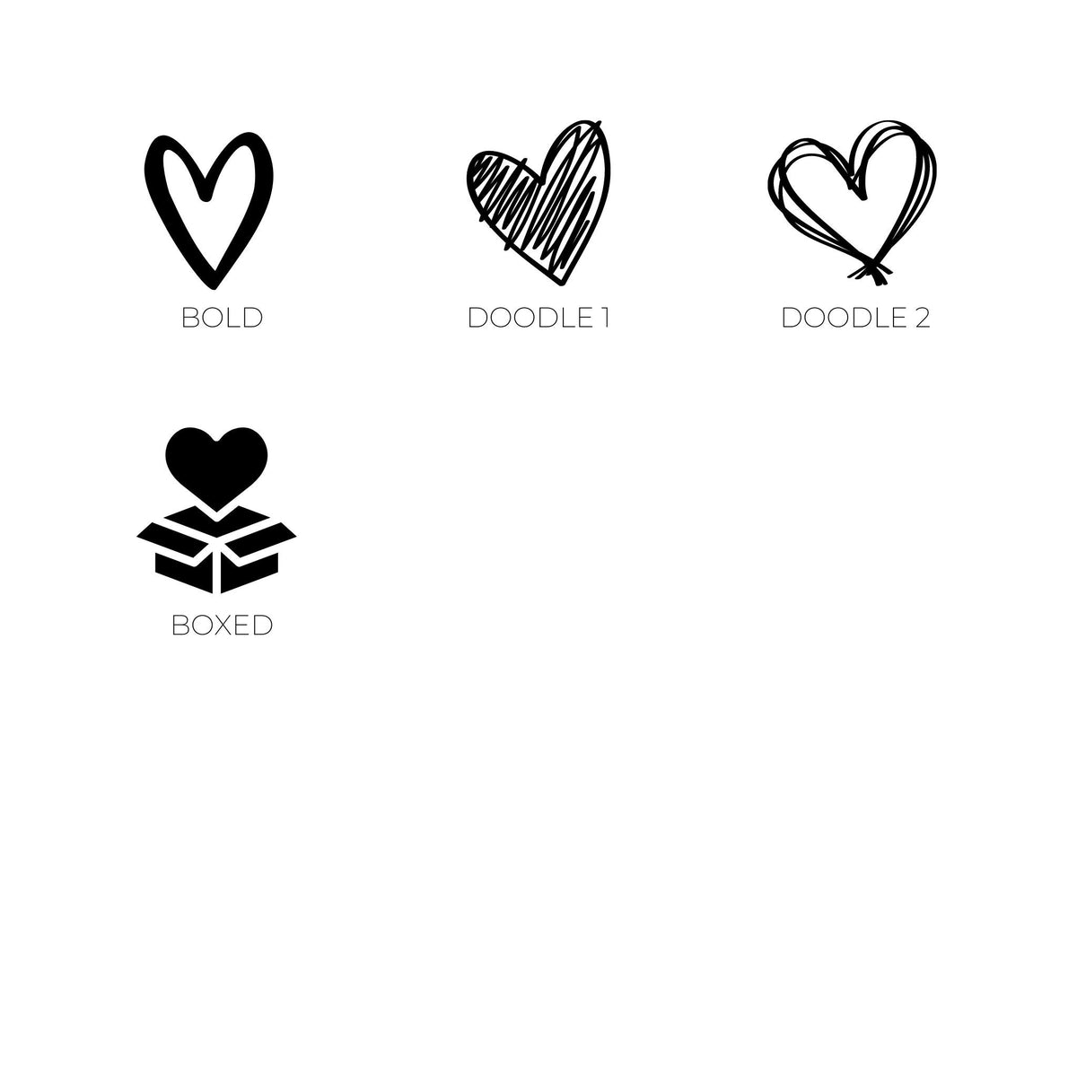 Mini Heart Icons | Mini Icons | Transparent | Matte | Glossy | Minimal | Two Sizes | Planner Stickers | Hobonichi