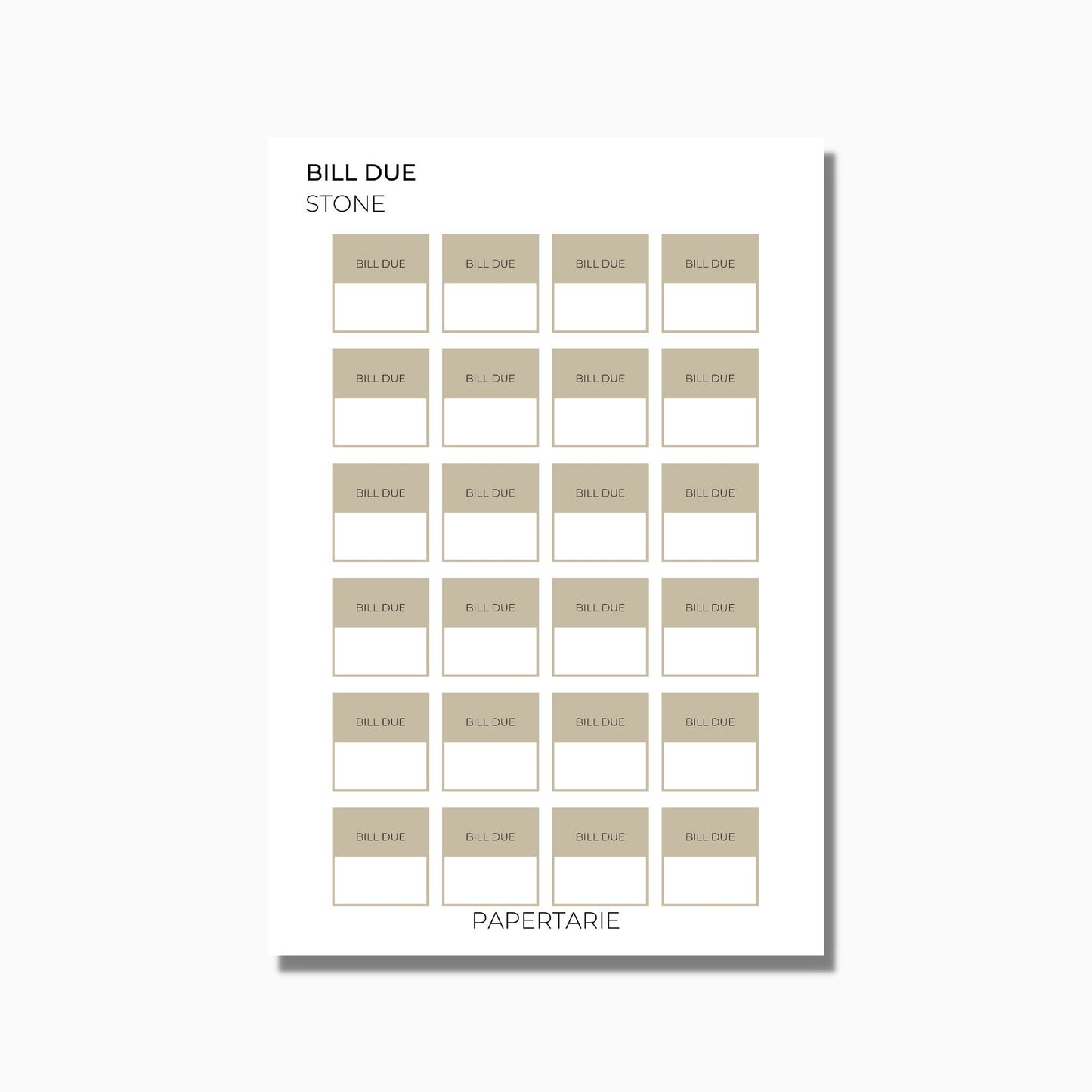 Functional Shape Box | Custom | Text | Shapes | Functional Stickers | Transparent Matte | Standard Size | Options