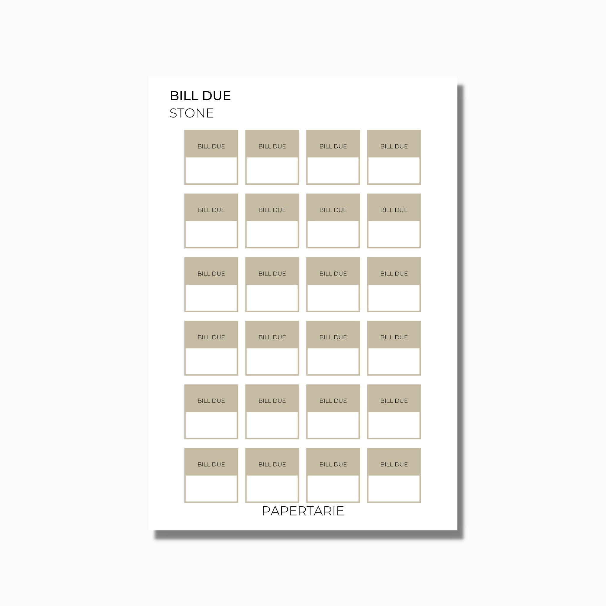 Functional Shape Box | Custom | Text | Shapes | Functional Stickers | Transparent Matte | Standard Size | Options