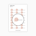 Drop Text Stickers | Custom | Typographic | Five Fonts | Transparent Matte | 12 Colours | Standard Size