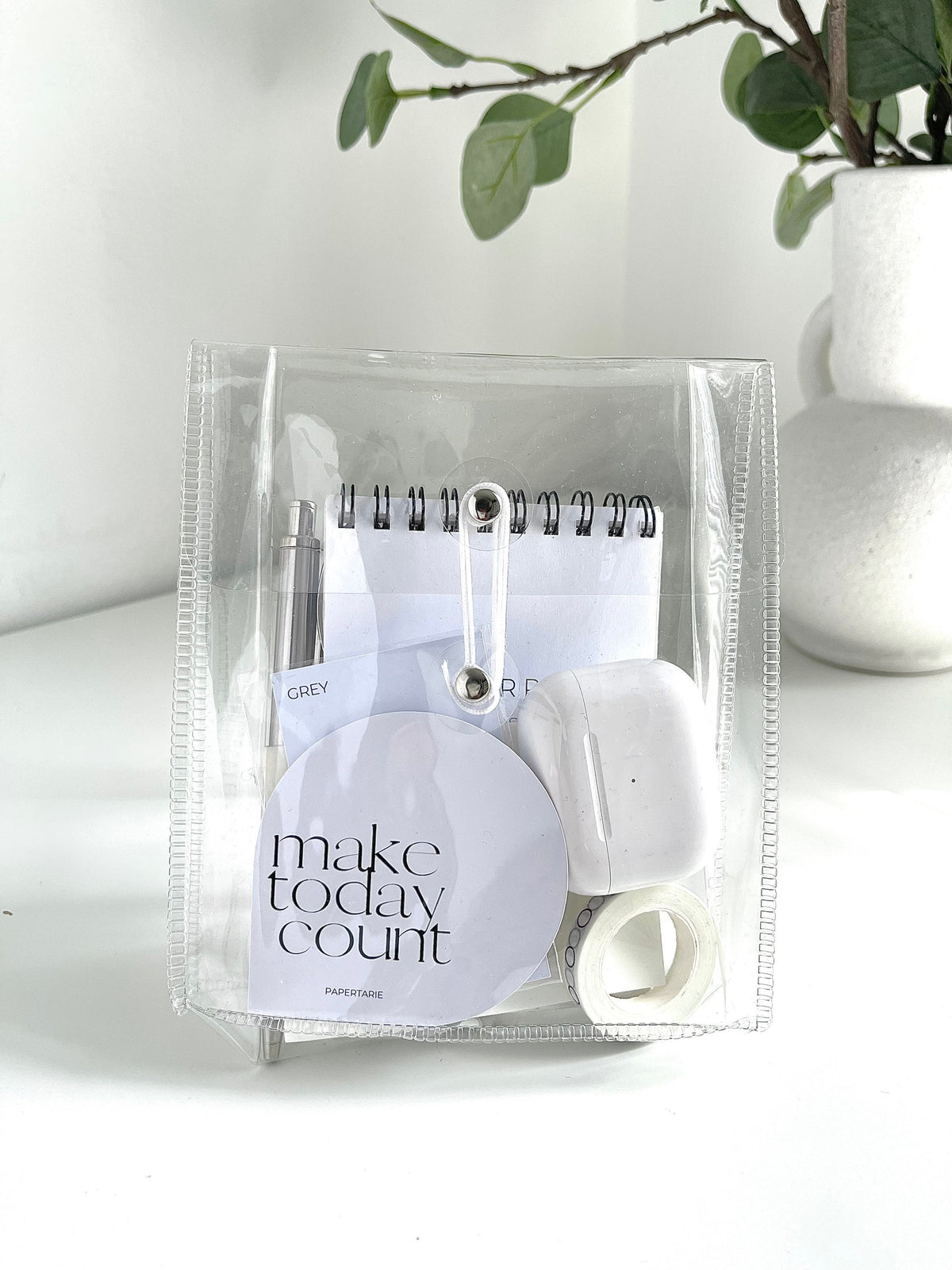 Pouch | Four Sizes | Stationery Storage | Card Pouch | Clear Pouch | Stationery Pouch | Pencil Case | Organisation | Clear Pouch