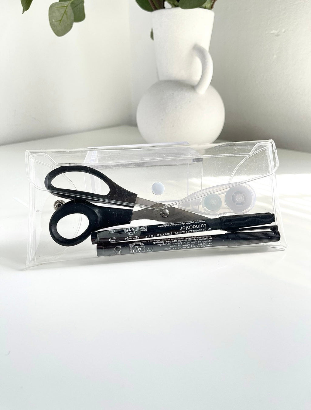 Pouch | Four Sizes | Stationery Storage | Card Pouch | Clear Pouch | Stationery Pouch | Pencil Case | Organisation | Clear Pouch