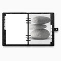 Printed | Planner Dashboard | Pebble Stack | A5, A6, Personal, Pocket | Minimal | Premium