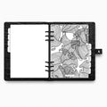 Printed | Planner Dashboard | Vellum | Florals | A5, A6, Personal, Pocket | Minimal | Premium | Unpunched