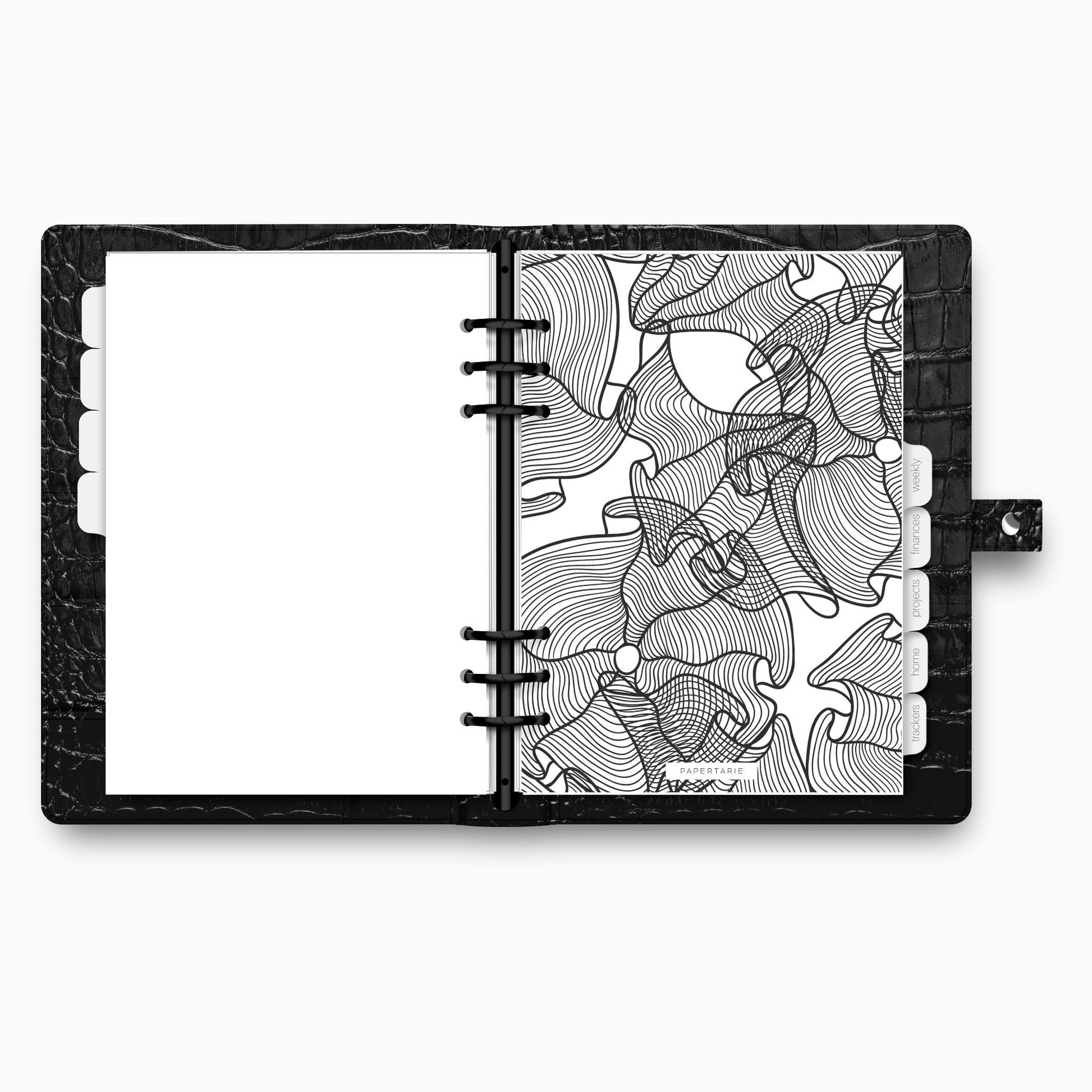 Printed | Planner Dashboard | Vellum | Florals | A5, A6, Personal, Pocket | Minimal | Premium | Unpunched