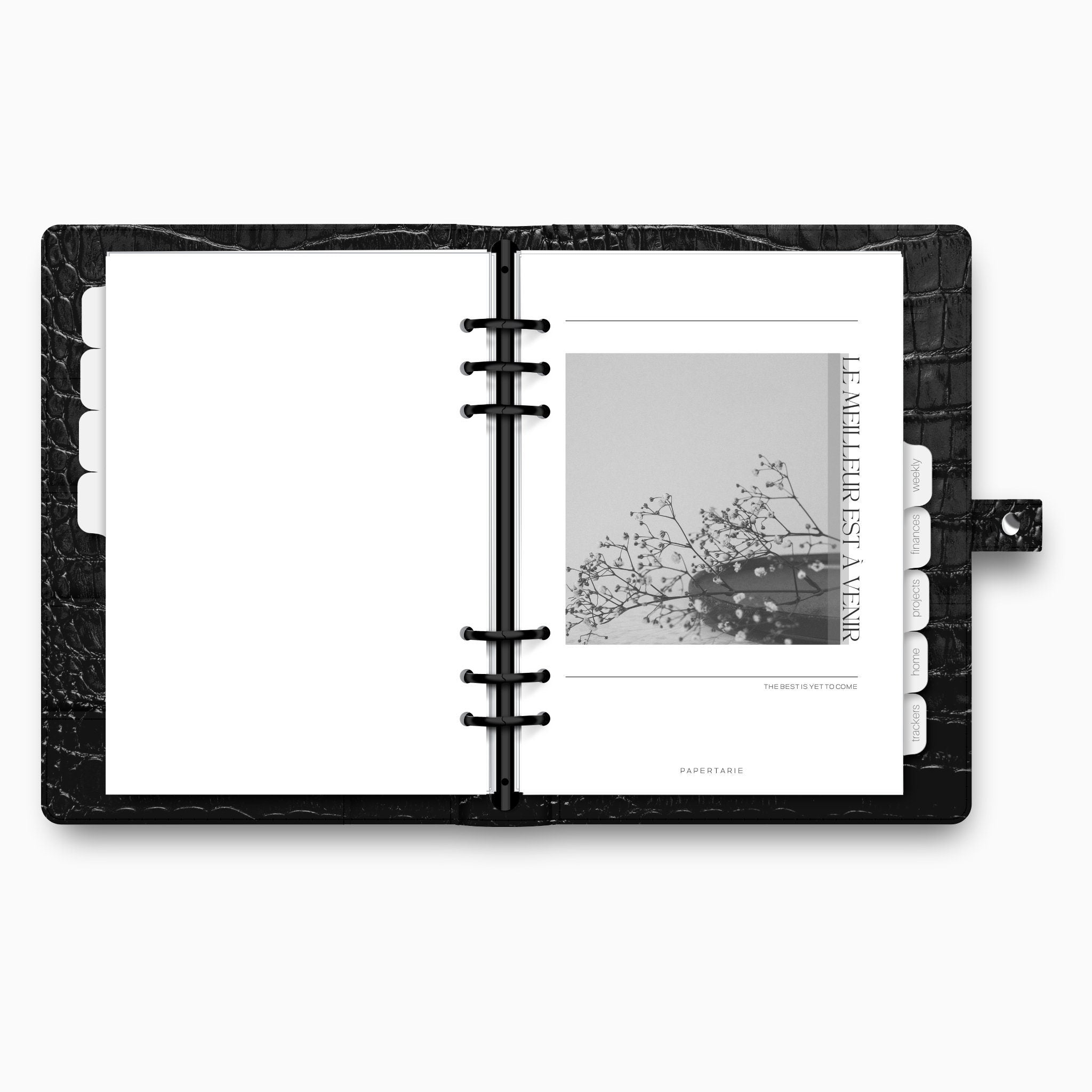 Printed | Planner Dashboard | The Best is Yet to Come | A5, A6, Personal, Pocket | Minimal | Premium