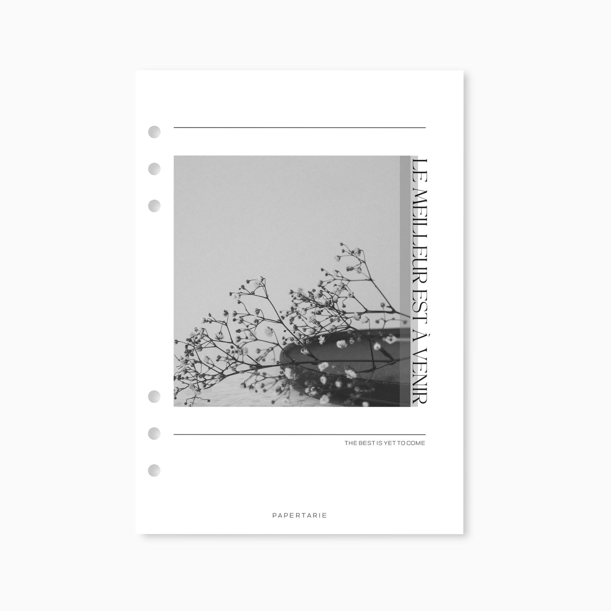 Printed | Planner Dashboard | The Best is Yet to Come | A5, A6, Personal, Pocket | Minimal | Premium
