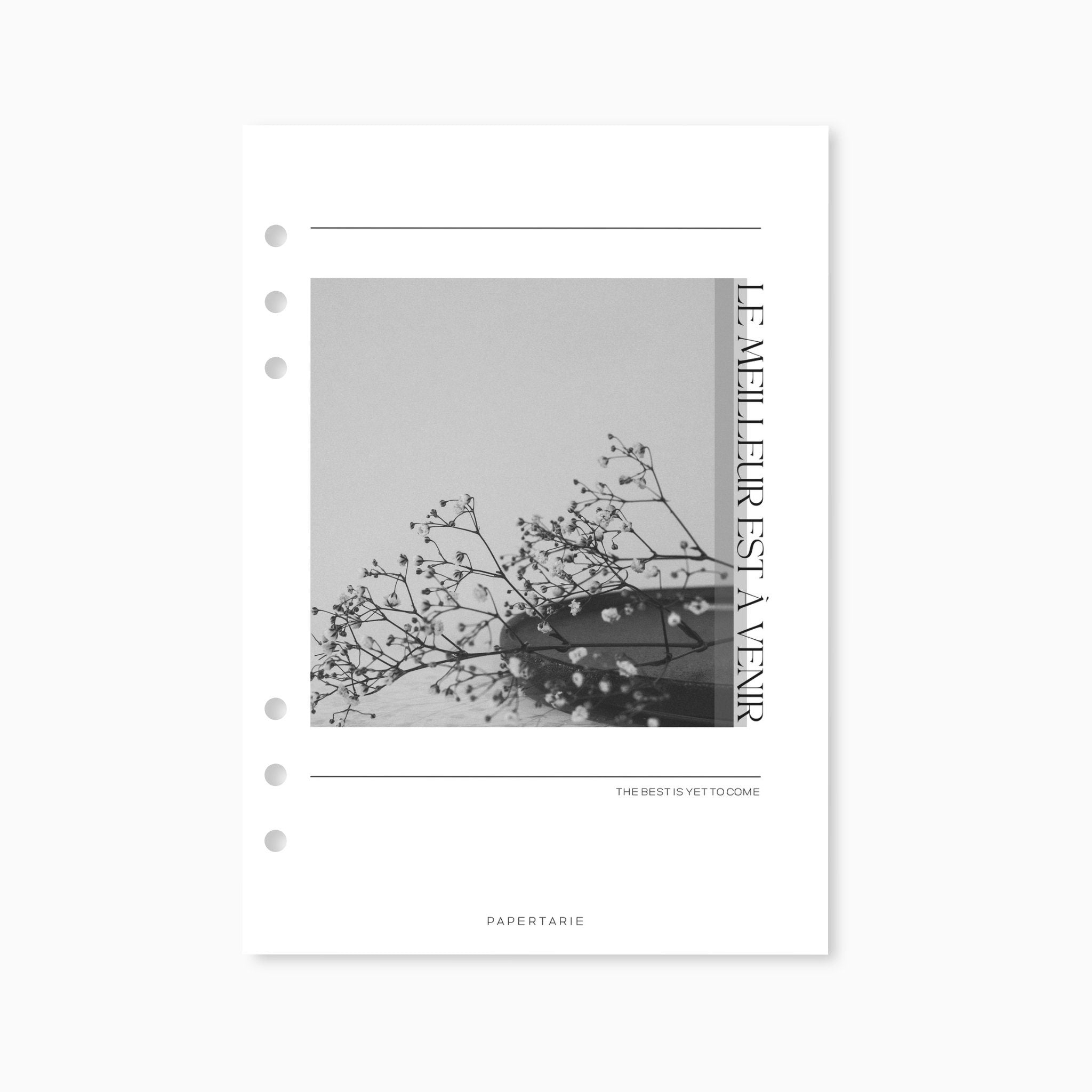 Printed | Planner Dashboard | The Best is Yet to Come | A5, A6, Personal, Pocket | Minimal | Premium