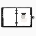 Printed | Planner Dashboard | Abstract Stack | A5, A6, Personal, Pocket | Minimal | Premium