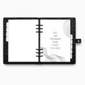 Printed | Planner Dashboard | You Are Stronger Than Your Excuses | A5, A6, Personal, Pocket | Minimal | Aesthetic | Unpunched