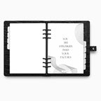 Printed | Planner Dashboard | You Are Stronger Than Your Excuses | A5, A6, Personal, Pocket | Minimal | Aesthetic | Unpunched
