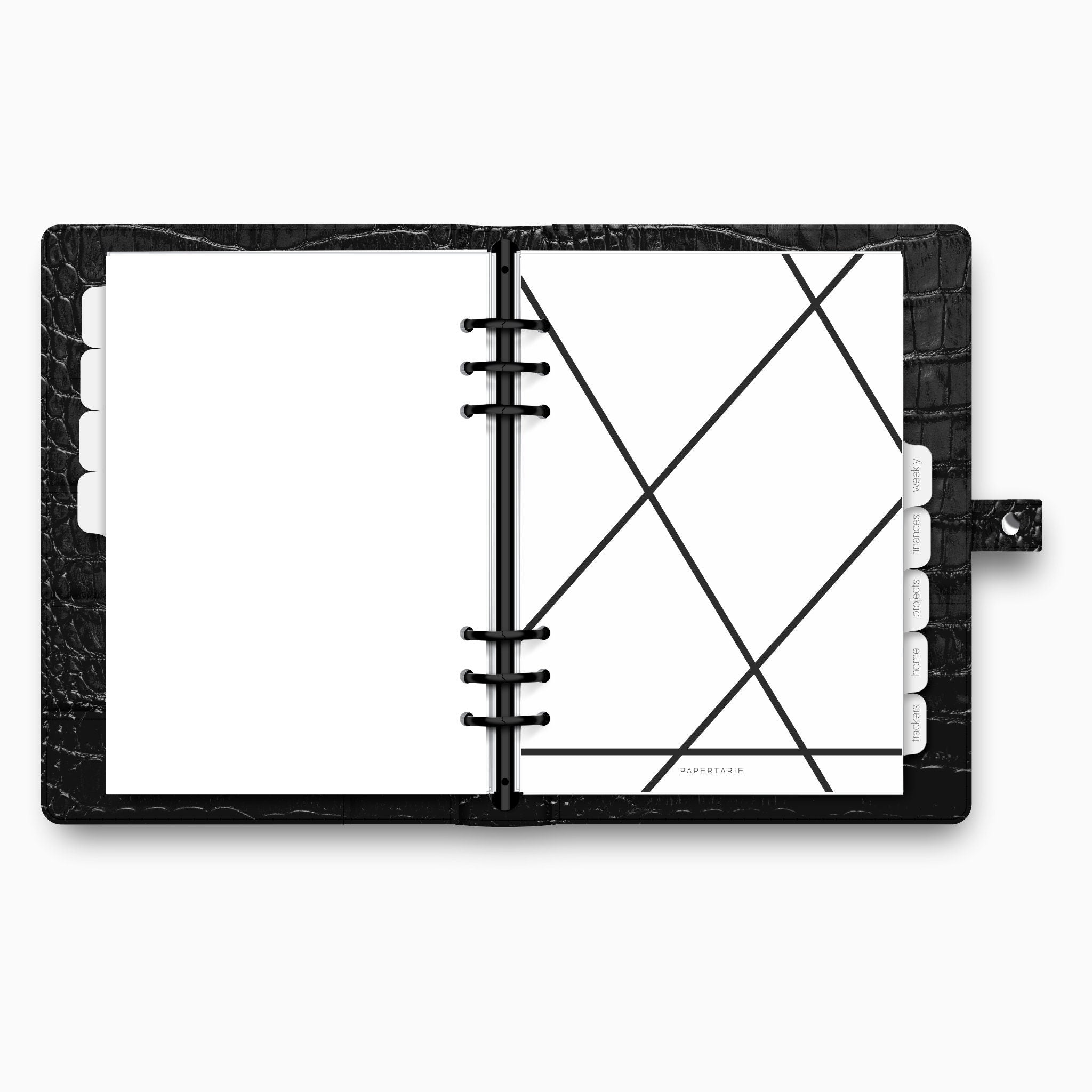 Printed | Planner Dashboard | Lined and Loved | A5, A6, Personal, Pocket | Minimal