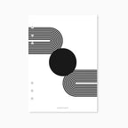 Printed | Planner Dashboard | Arch Deco | A5, A6, Personal, Pocket | Minimal Premium Arch