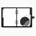 Printed | Planner Dashboard | Rounds and Ring | A5, A6, Personal, Pocket | Minimal | Art