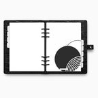 Printed | Planner Dashboard | Rounds and Ring | A5, A6, Personal, Pocket | Minimal | Art