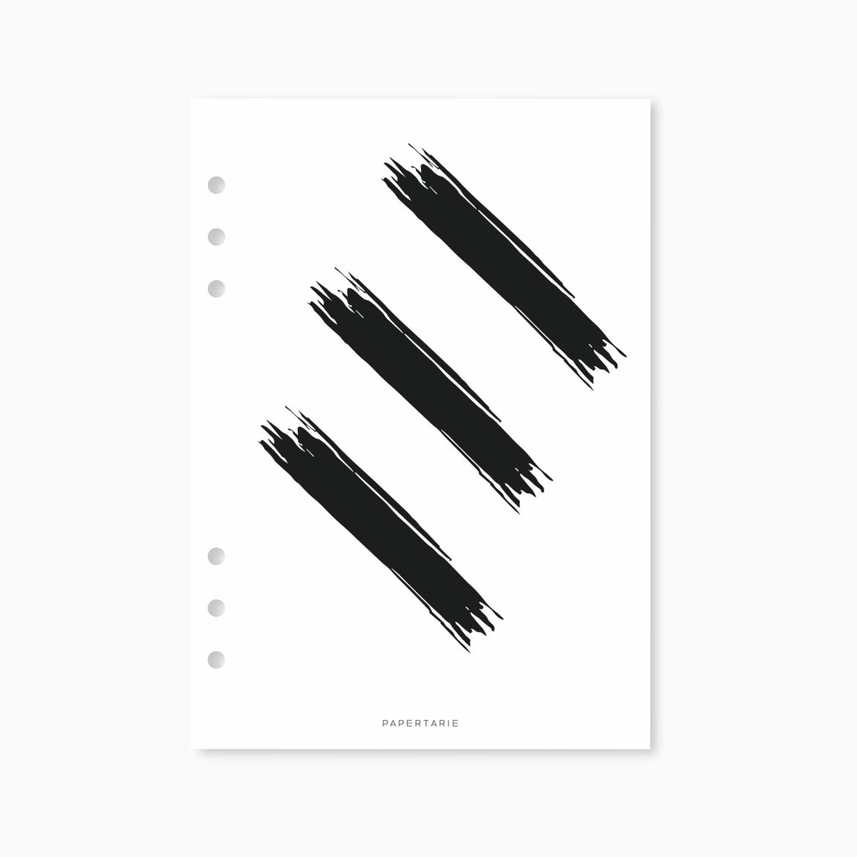 Printed | Planner Dashboard | Paint Stripes | A5, A6, Personal, Pocket | Minimal