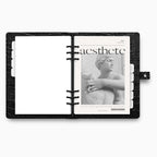 Printed | Planner Dashboard | Aesthete | Linen Card | A5, Personal, Pocket | Minimal | Aesthetic