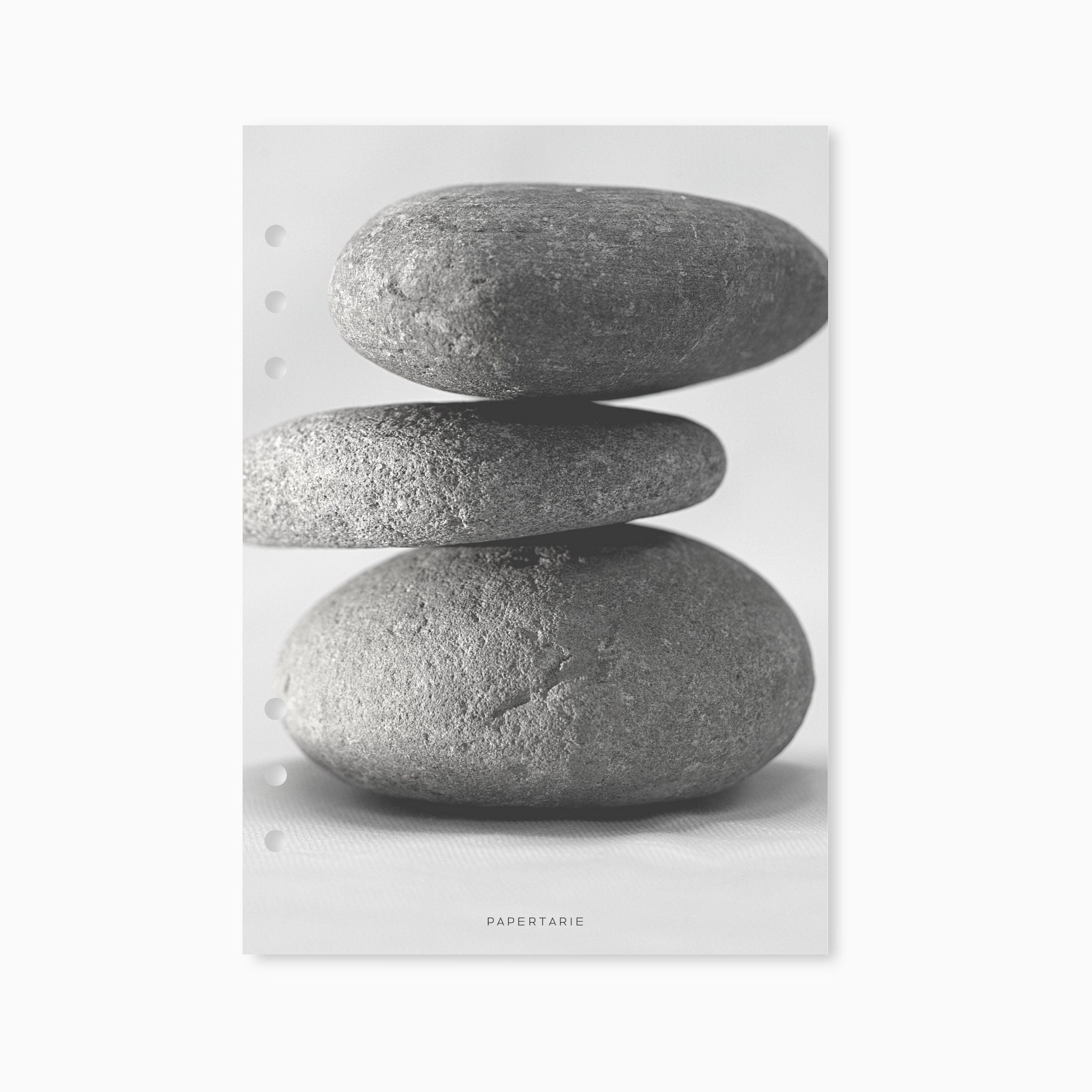 Printed | Planner Dashboard | Pebble Stack | A5, A6, Personal, Pocket | Minimal | Premium