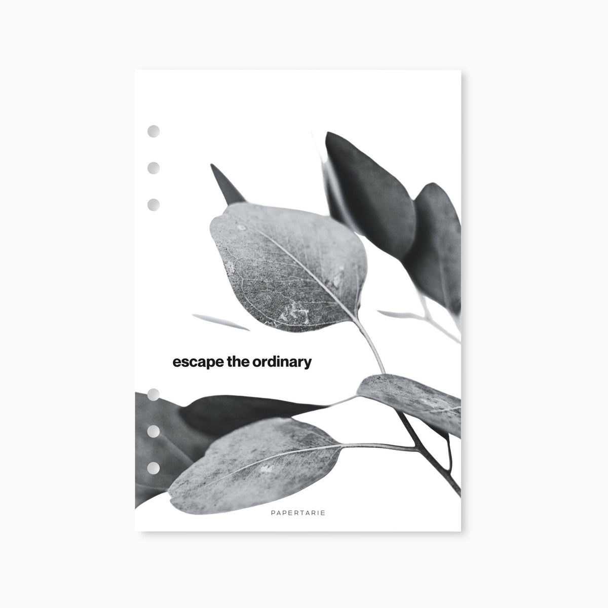 Printed | Planner Dashboard | Escape the Ordinary | A5, A6, Personal, Pocket | Minimal | Premium