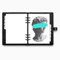 Printed | Planner Dashboard | Statue Art | A5, A6, Personal, Pocket | Minimal | Premium